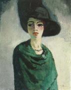 kees van dongen woman in black hat oil painting reproduction